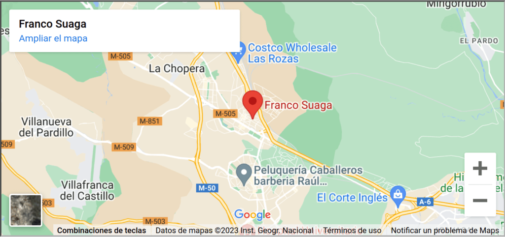 Ubicación Franco Suaga